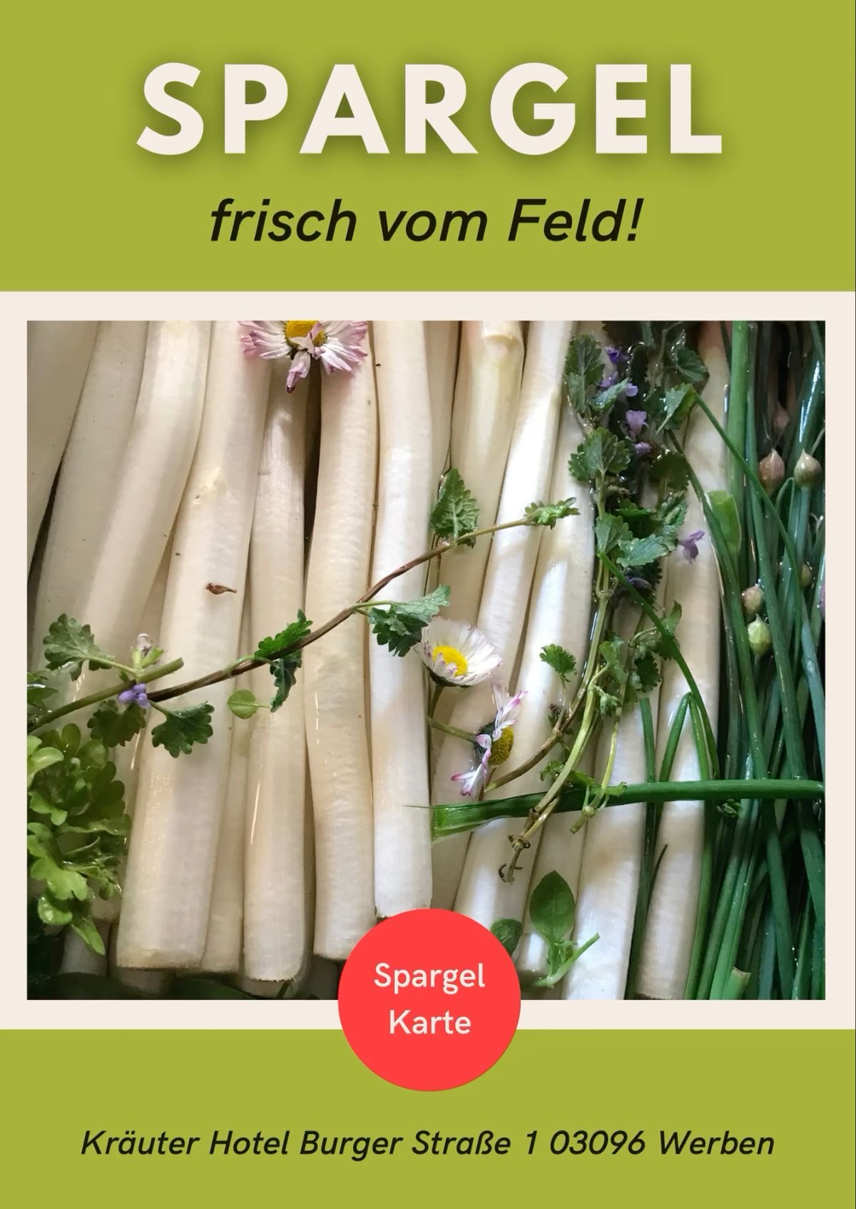 Frischer Spargelgenuss im Spreewald!