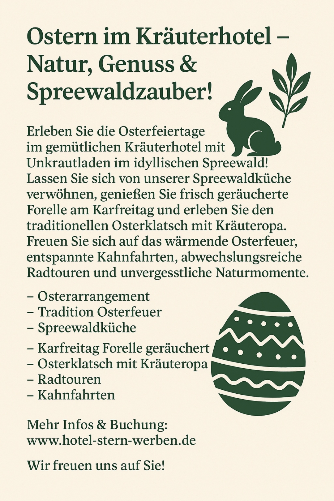 Ostern im Kräuterhotel.