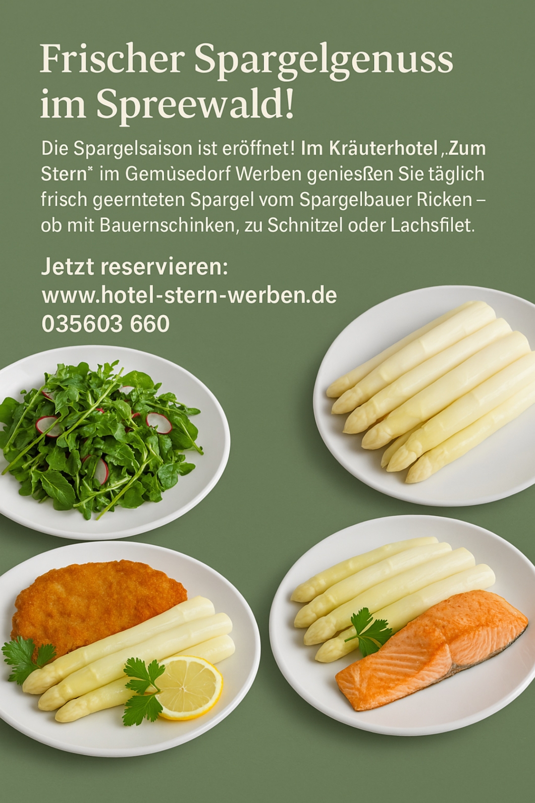 Frischer Spargelgenuss im Spreewald!