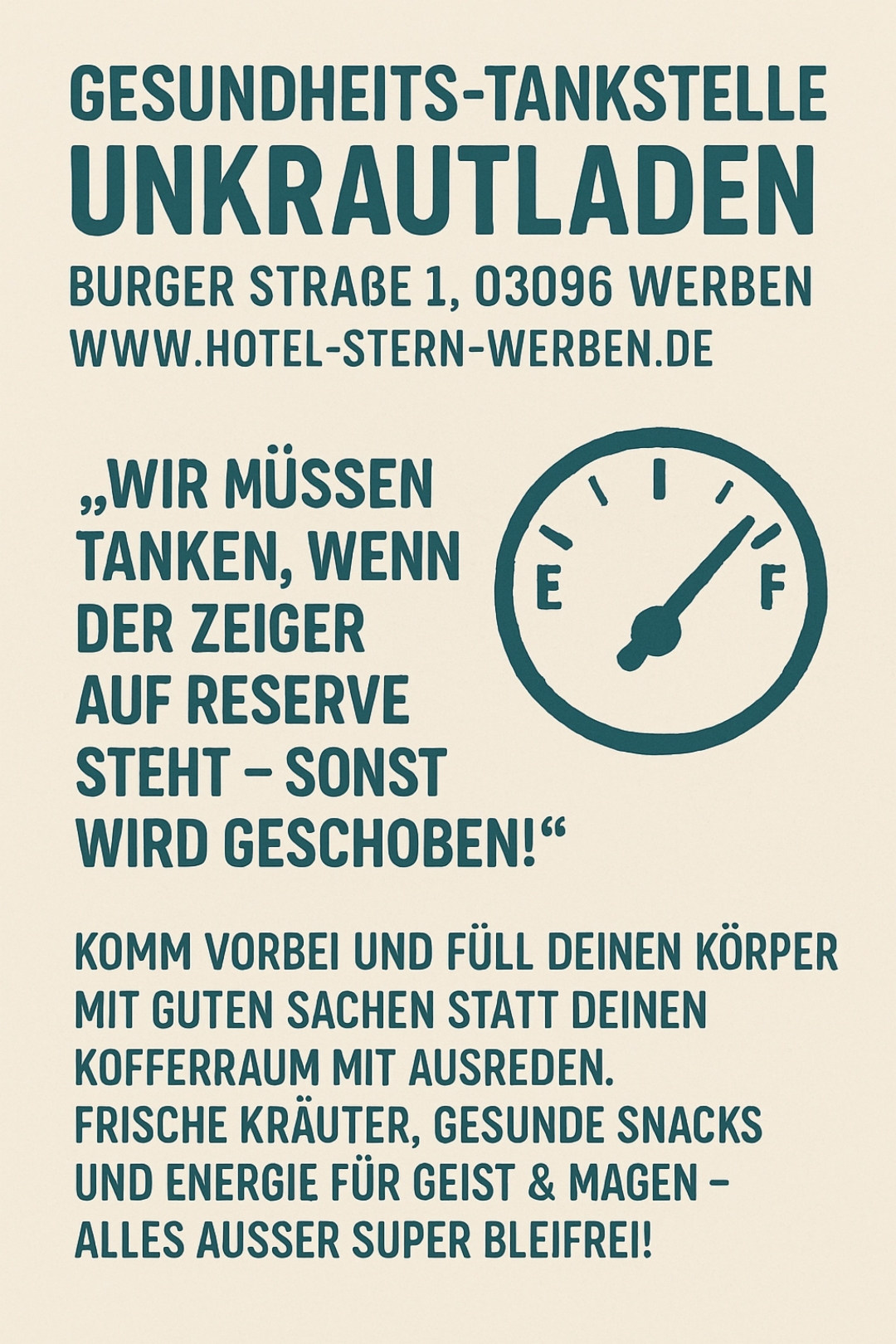Tanke bei Kräuter Opa