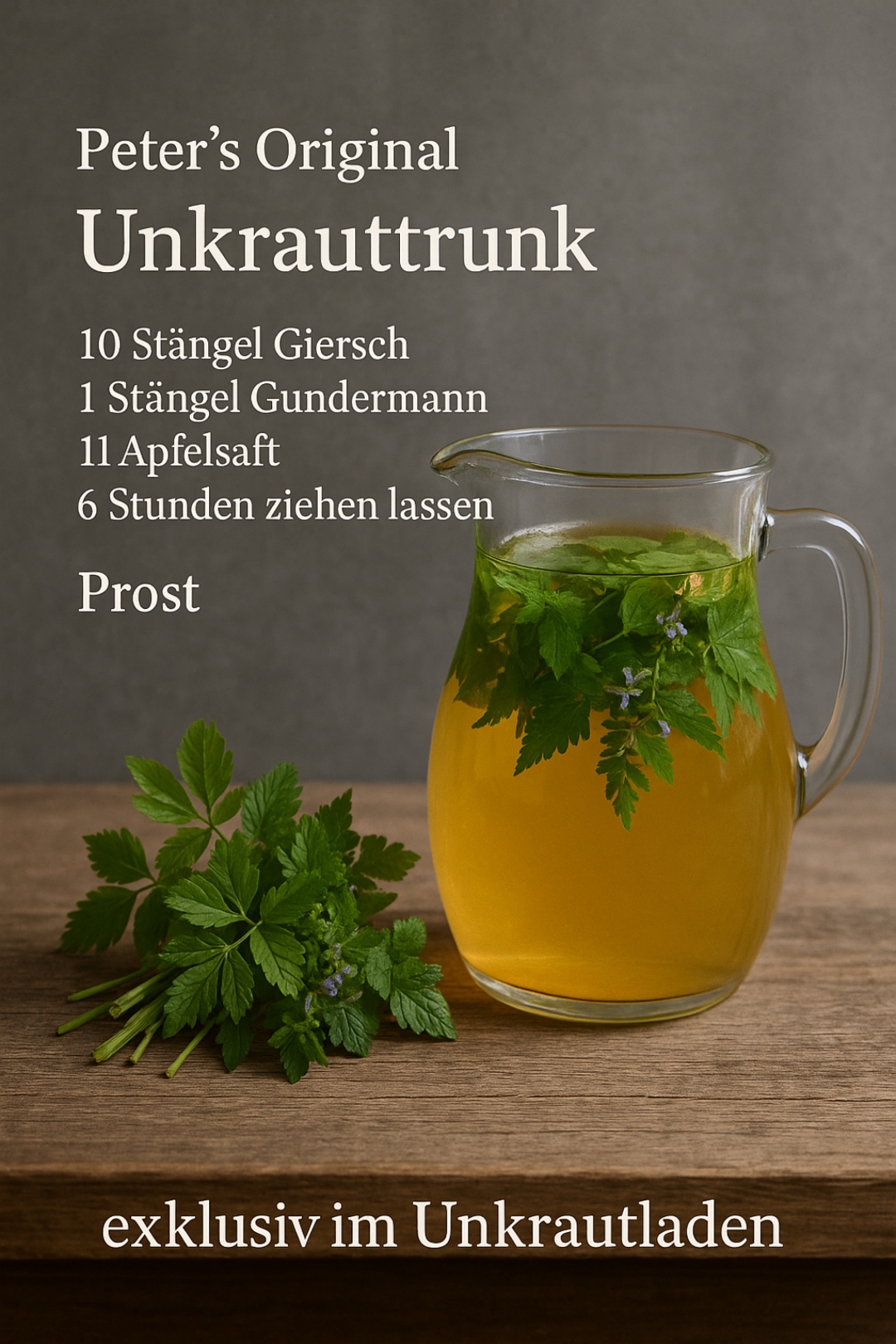 Exklusiv im Unkrautladen - Unkrauttrunk