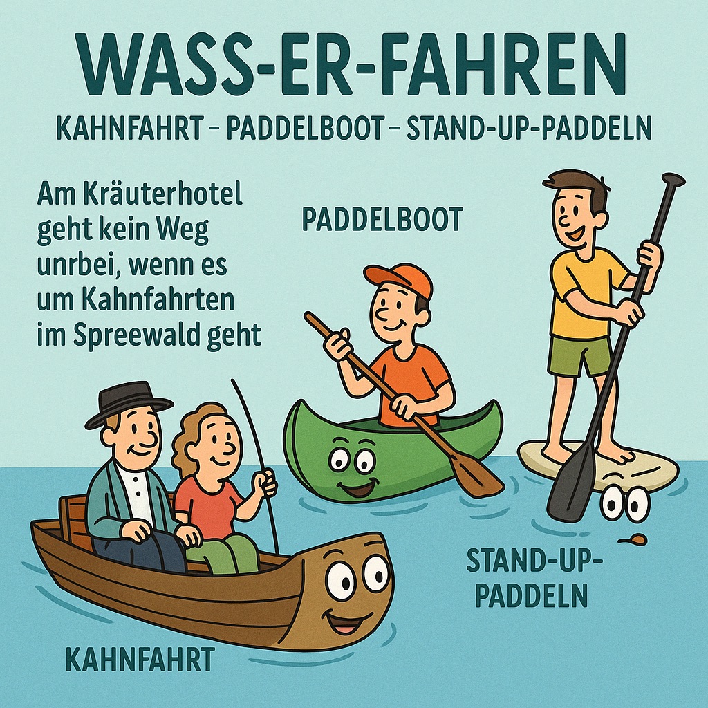 Spreewald entdecken! Wass-er-fahren.