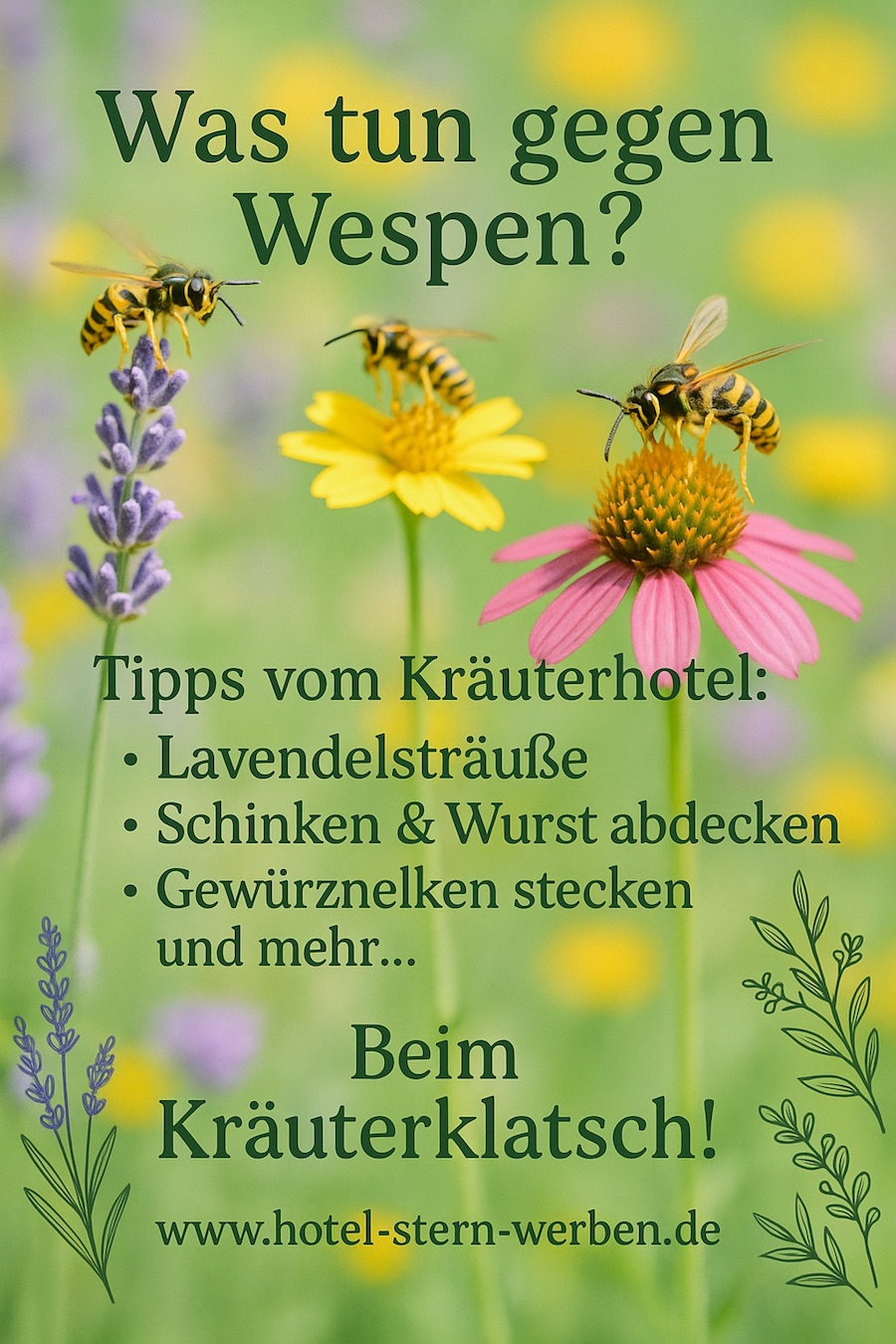 Was tun gegen Wespen?