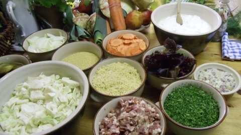 Hirsekohl ein Nationalgericht im Spreewald