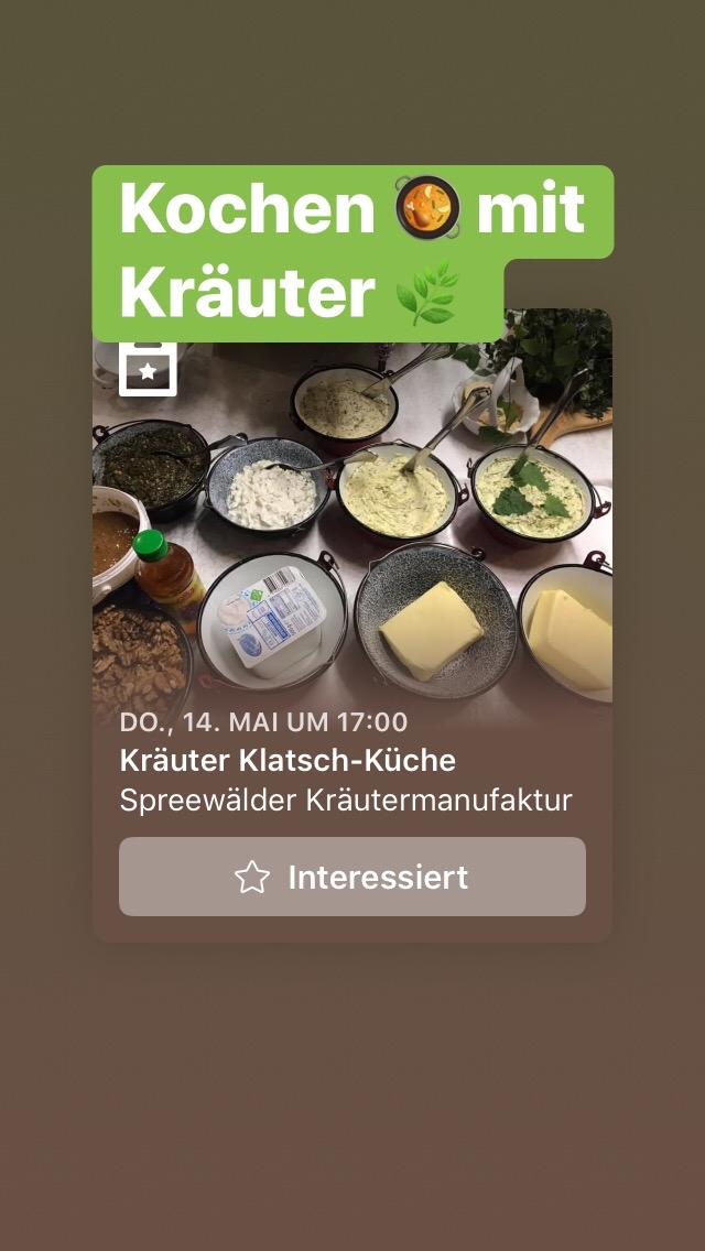 Kräuterklatsch jeden Donnerstag